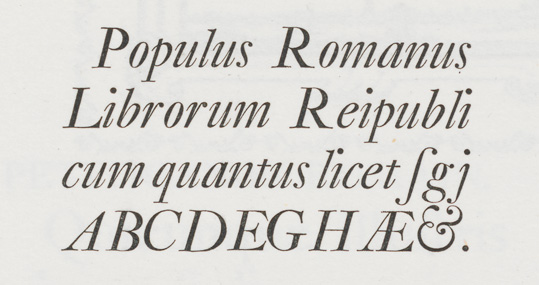 Petit Canon Italique by Jacques-François Rosart