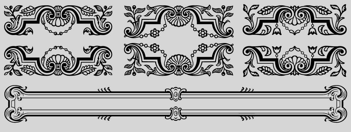 Rosart ornaments fonts